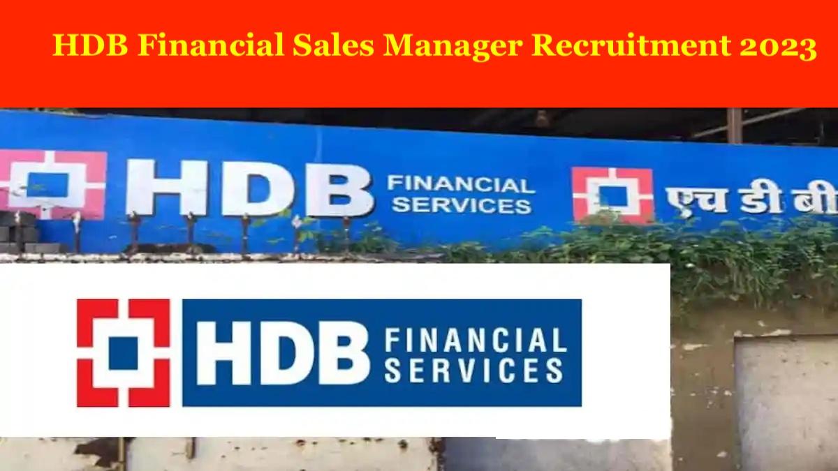 Urgent hiring SALES OFFICER HDB FINANCIAL SERVICES location Kozhikode -  बिक्री - 1753958521